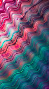 Preview wallpaper paint, liquid, waves, stains, abstraction, colorful