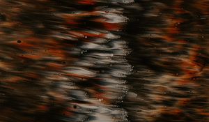 Preview wallpaper paint, liquid, waves, stains, abstraction, brown