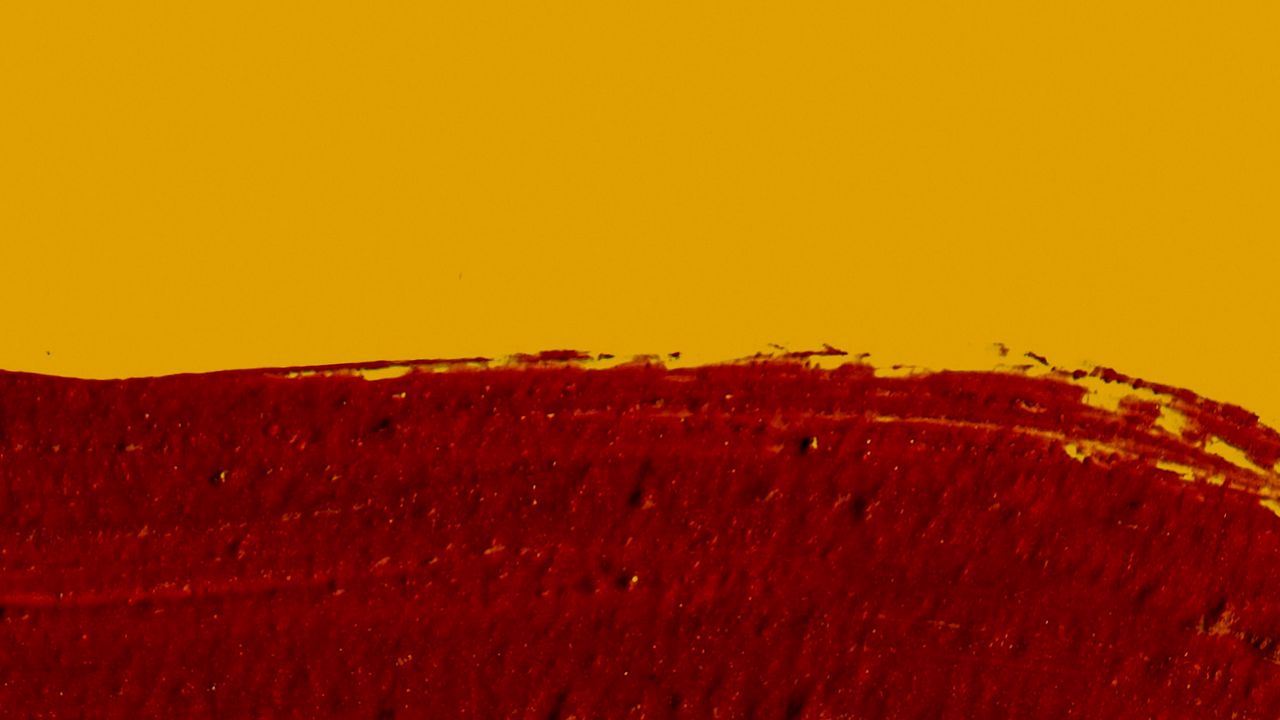 Wallpaper paint, macro, texture, red, yellow