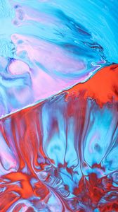 Preview wallpaper paint, mixing, stains, colorful, abstraction