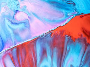 Preview wallpaper paint, mixing, stains, colorful, abstraction