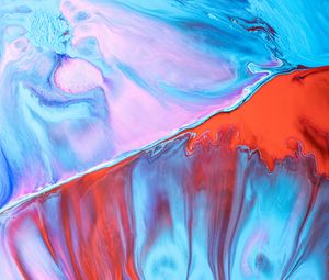Preview wallpaper paint, mixing, stains, colorful, abstraction