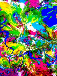 Preview wallpaper paint, mixing, stains, abstraction, bright