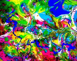 Preview wallpaper paint, mixing, stains, abstraction, bright