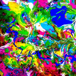 Preview wallpaper paint, mixing, stains, abstraction, bright