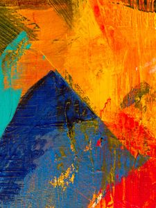 Preview wallpaper paint, multicolored, canvas, abstraction