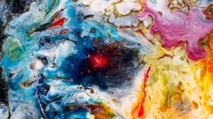 Preview wallpaper paint, multicolored, stains, abstraction