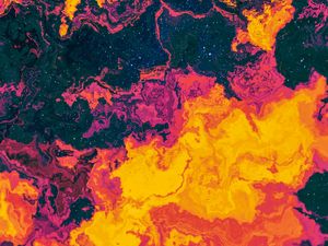 Preview wallpaper paint, multicolored, stains, liquid, distortion