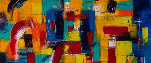 Preview wallpaper paint, oil paints, canvas, abstraction, art