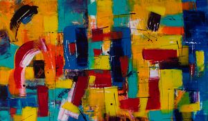 Preview wallpaper paint, oil paints, canvas, abstraction, art