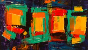 Preview wallpaper paint, rectangle, abstraction, canvas