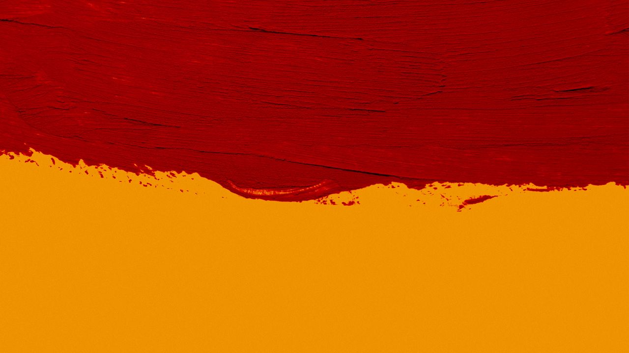 Wallpaper paint, red, yellow, abstraction hd, picture, image