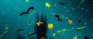 Preview wallpaper paint, splashes, drops, glass, stains