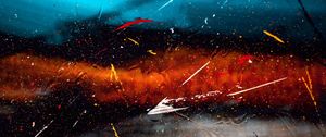 Preview wallpaper paint, splashes, glass, stains, blur, distortion