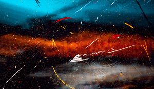 Preview wallpaper paint, splashes, glass, stains, blur, distortion