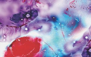 Preview wallpaper paint, splashes, watercolor, stains, abstraction