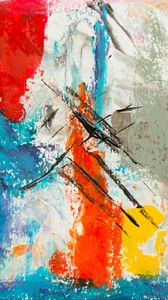 Preview wallpaper paint, spots, canvas, abstraction, colorful