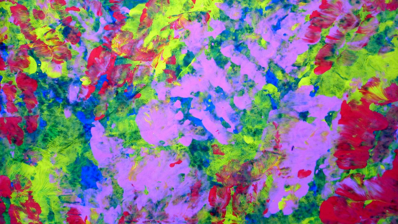 Wallpaper paint, spots, colorful, abstraction, modern