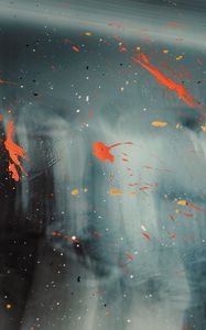 Preview wallpaper paint, spots, glass, surface, blur