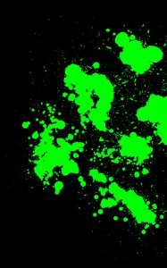 Preview wallpaper paint, spots, green, abstraction