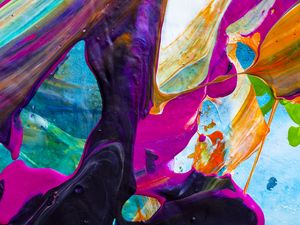 Preview wallpaper paint, spots, stains, splashes, colorful, abstraction
