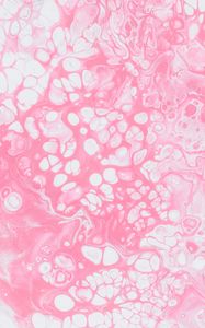 Preview wallpaper paint, spots, stains, pink, fluid art