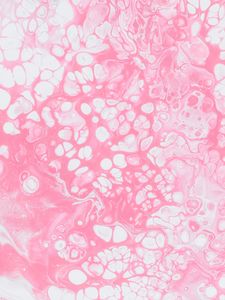 Preview wallpaper paint, spots, stains, pink, fluid art