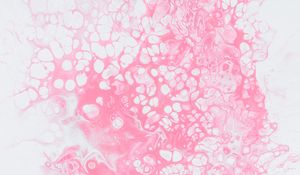 Preview wallpaper paint, spots, stains, pink, fluid art