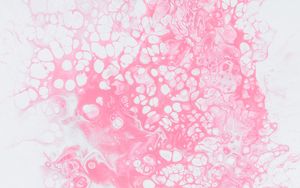 Preview wallpaper paint, spots, stains, pink, fluid art