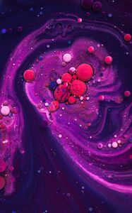 Preview wallpaper paint, spots, stains, circles, particles, purple
