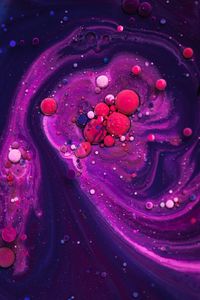 Preview wallpaper paint, spots, stains, circles, particles, purple