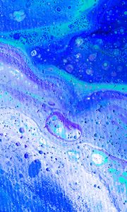 Preview wallpaper paint, spots, stains, blue, abstraction