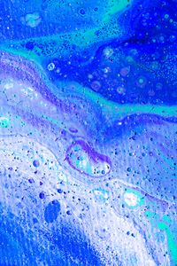 Preview wallpaper paint, spots, stains, blue, abstraction