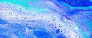 Preview wallpaper paint, spots, stains, blue, abstraction