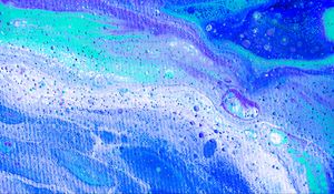 Preview wallpaper paint, spots, stains, blue, abstraction
