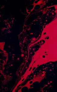 Preview wallpaper paint, spots, stains, red, abstraction