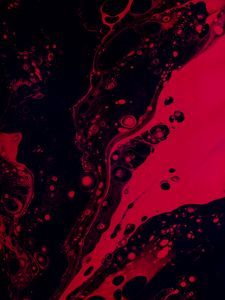Preview wallpaper paint, spots, stains, red, abstraction
