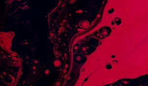 Preview wallpaper paint, spots, stains, red, abstraction