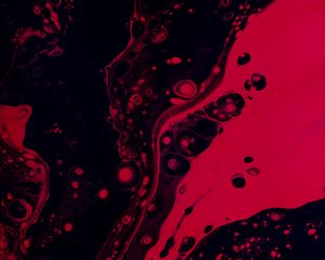 Preview wallpaper paint, spots, stains, red, abstraction