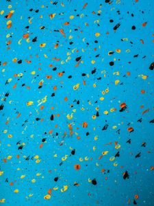 Preview wallpaper paint, spray, drops, blue, abstraction