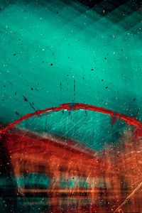 Preview wallpaper paint, spray, glass, blur, drops