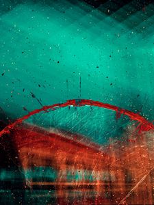Preview wallpaper paint, spray, glass, blur, drops