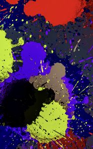 Preview wallpaper paint, spray, spots, colorful, bright, abstraction