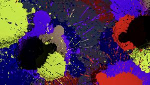 Preview wallpaper paint, spray, spots, colorful, bright, abstraction