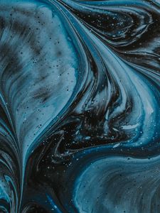 Preview wallpaper paint, stains, abstraction, blue