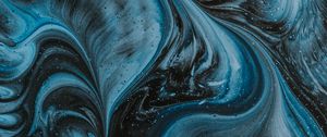 Preview wallpaper paint, stains, abstraction, blue