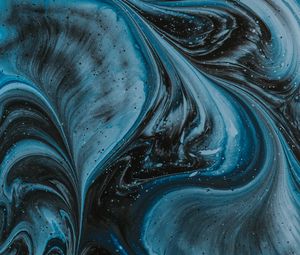 Preview wallpaper paint, stains, abstraction, blue
