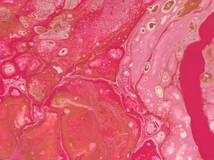 Preview wallpaper paint, stains, abstraction, liquid, pink