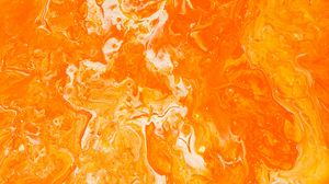Preview wallpaper paint, stains, abstraction, orange, bright