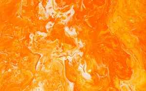 Preview wallpaper paint, stains, abstraction, orange, bright